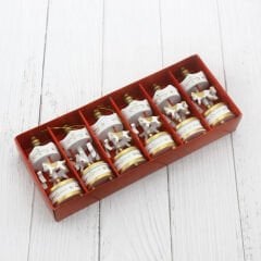 Dekoratif 6'lı Beyaz Mini Atlı Karınca