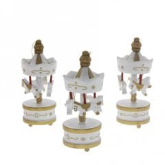 Dekoratif 6'lı Beyaz Mini Atlı Karınca