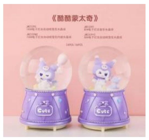 Işıklı Müzikli Püskürtmeli Büyük Boy Kar Küresi