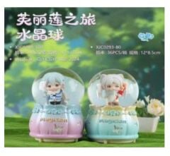 Işıklı Müzikli Püskürtmeli Büyük Boy Kar Küresi