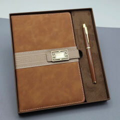 Hediyelik Defter Kalem Kutulu Set