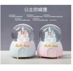 Işıklı Müzikli Püskürtmeli Büyük Boy Kar Küresi