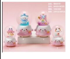 Işıklı Müzikli Püskürtmeli Büyük Boy Kar Küresi