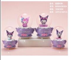 Işıklı Müzikli Püskürtmeli Büyük Boy Kar Küresi