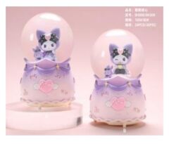 Işıklı Müzikli Püskürtmeli Büyük Boy Kar Küresi