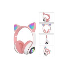 Kedi Figürlü Bluetooth Kulaklık