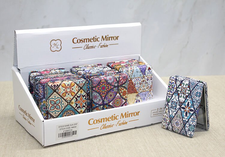 Taşlı El Aynası Dikdörtgen Kalın Model 6