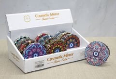 Taşlı El Aynası Yuvarlak İnce Model 5