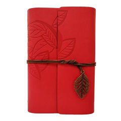 Büyük Boy Yaprak Tasarımlı Not Defteri