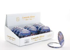 Taşlı İstanbul Tasarımı El Aynası İnce Model 18