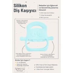 Mavi Bebek Silikon Diş Kaşıyıcı