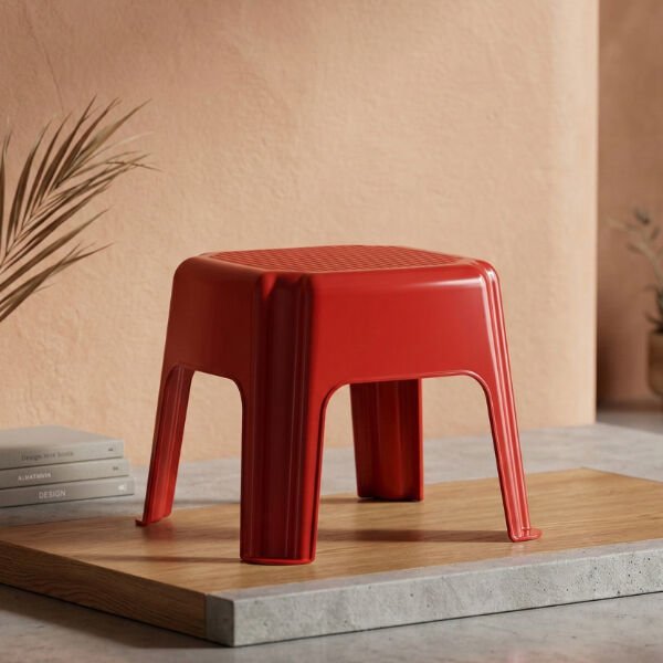 Dayanıklı Plastik Alçak Tabure