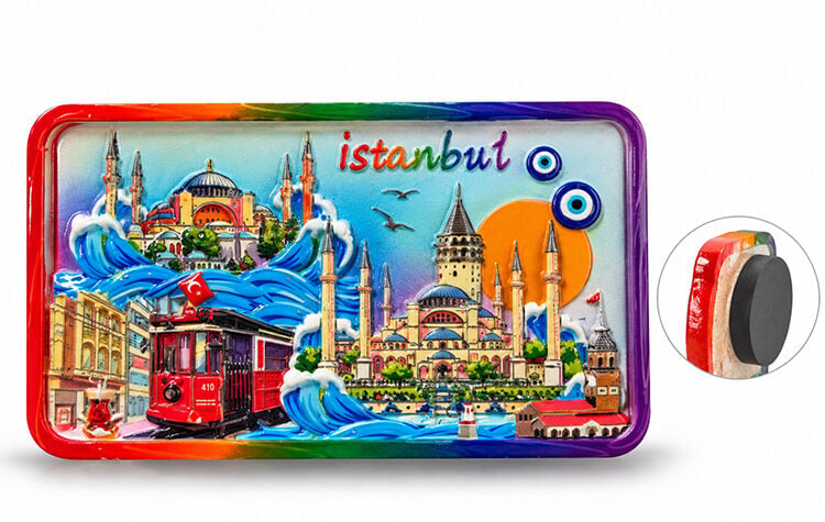İstanbul Temalı Polyester Magnet Alk5864