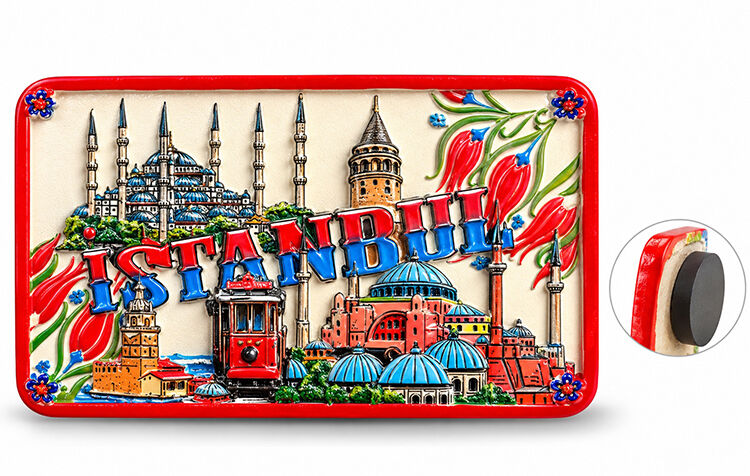 İstanbul Temalı Polyester Magnet Alk5865