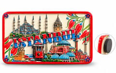 İstanbul Temalı Polyester Magnet Alk5865