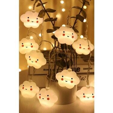 2m 10'lu Gülen Bulut Led MZ6200-274