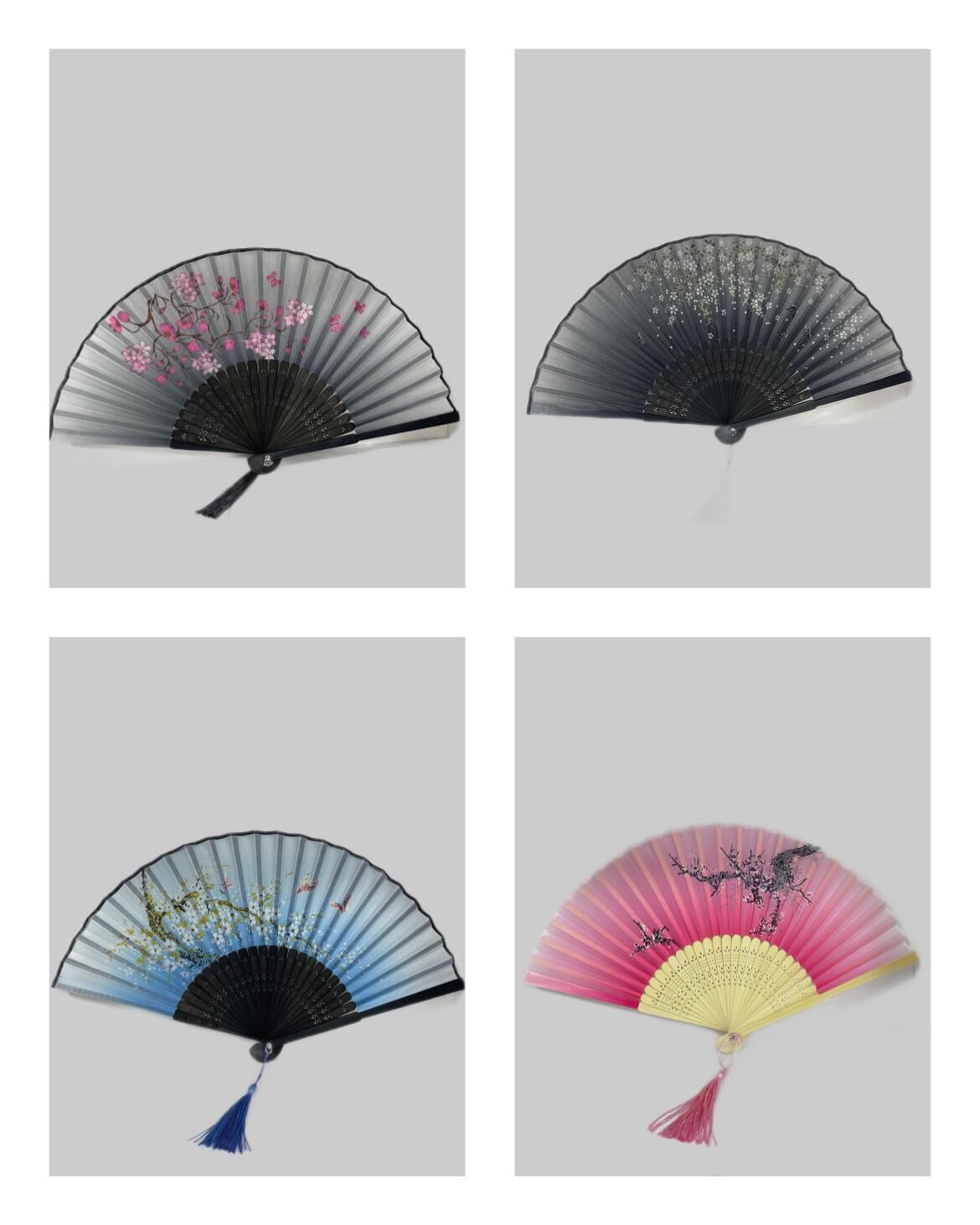 Yelpaze Karışık Renk 12 Adet