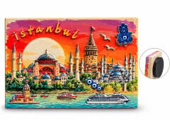 İstanbul Temalı Polyester Magnet Alk5875