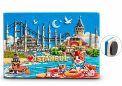 İstanbul Temalı Polyester Magnet Alk5876