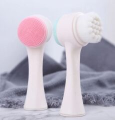 Çift Taraflı 3D Yumuşak Yüz Bakım Fırçası