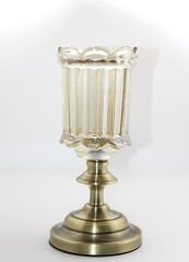 Cam Şamdan Tekli Model 5