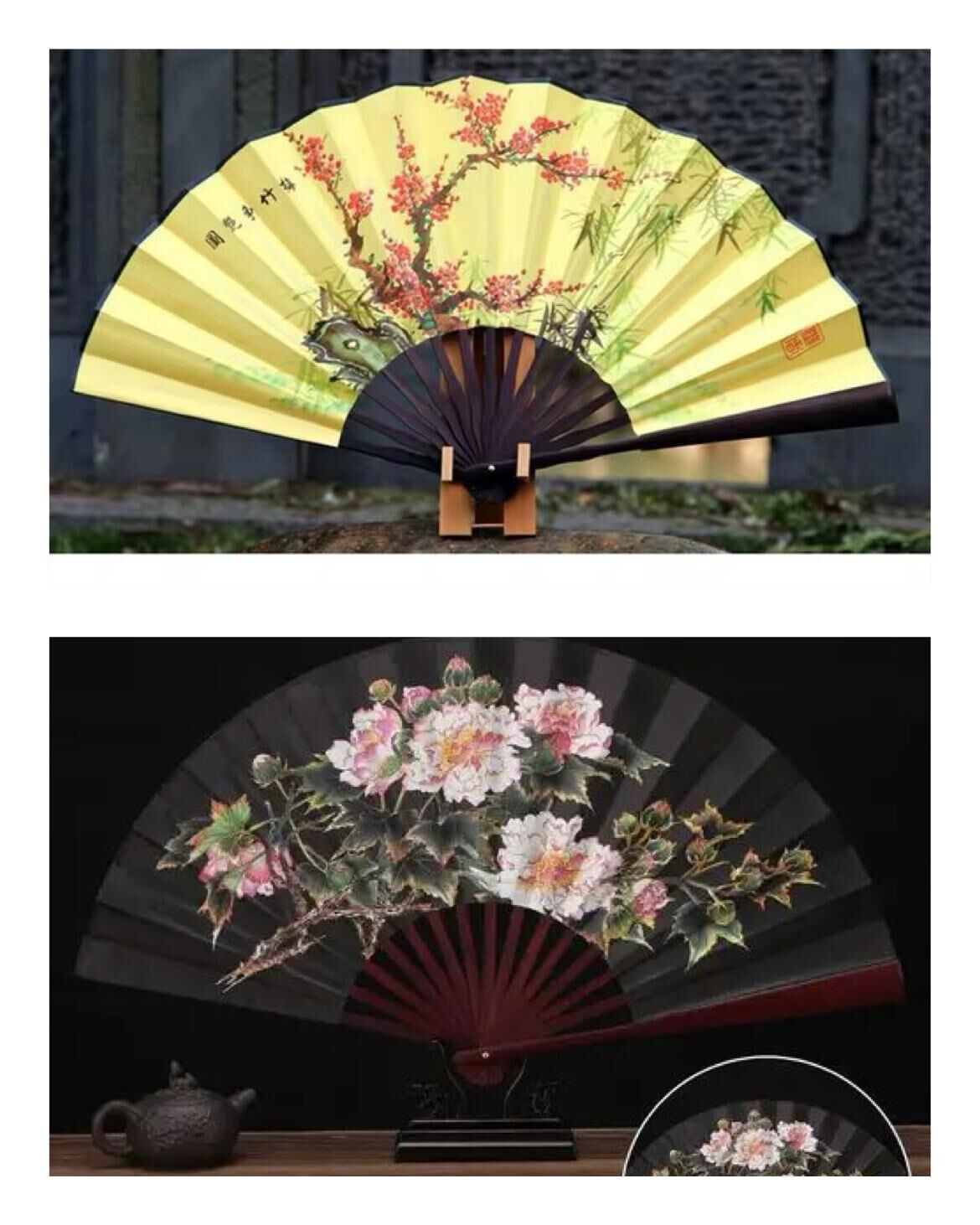 Yelpaze Karışık Renk 10 Adet