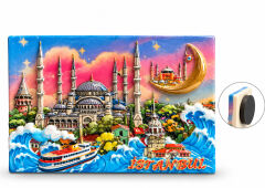 İstanbul Temalı Polyester Magnet Alk5877