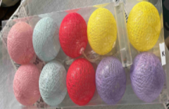 2 Metre 10'lu Işıklı Renkli Top Dekoratif Süs Pilli