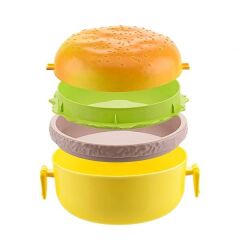 Hamburger Tasarımlı Beslenme Kabı