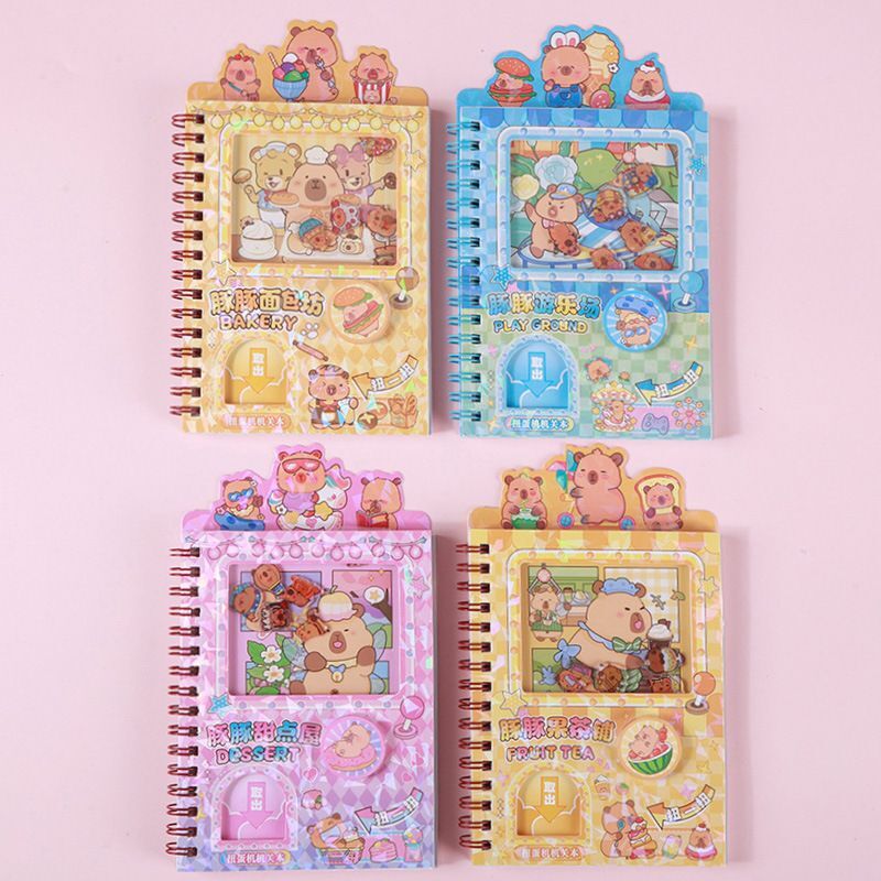 12 Adet Karakter Stickerlı Defter