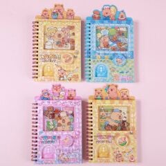 12 Adet Karakter Stickerlı Defter