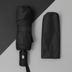 Siyah Kılıflı Otomatik Kompakt Şemsiye