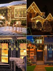 3m 12 Saçaklı 12 Kar Tanesi 8 Fonksiyonlu