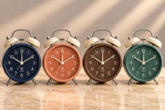 Metal Çift Zilli Çalar Saat Alk6459