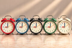 Metal Çift Zilli Çalar Saat Alk6456