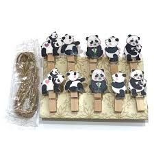 Panda Dekoratif Resim Mandalı 12 Paket (120 Adet)