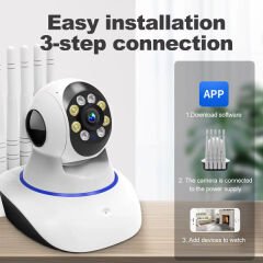 5 Antenli Bebek Ev Güvenlik Kamerası