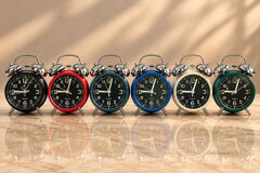 Metal Çift Zilli Çalar Saat Alk6458