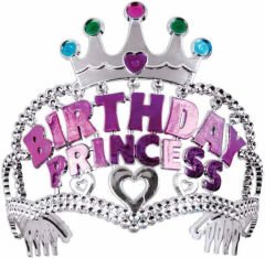 Birthday Princess Yazılı Çocuk Parti Tacı