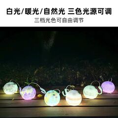 Gezegen LED Işık Ay Lambası USB Şarj Edilebilir Fener Çocuk Kamp Çadırı Hava Atmosferi Algılama Dekorasyon Ay Tavan Işık