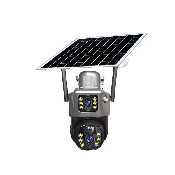 3 MP + 3 MP Çift Lens Solar TF Kart Girişli 4G Kamera