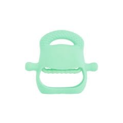 Açık Yeşil Bebek Silikon Diş Kaşıyıcı