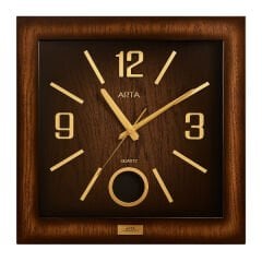 Ahşap Tasarımlı Duvar Saati