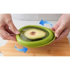 Avokado Şeklinde Esnek Yiyecek Saklama Kutusu