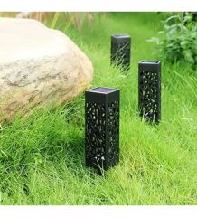 Dekoratif Solar Güneş Enerjili Bahçe Aydınlatması Yürüyüş Yolu Seti (6 Adet)