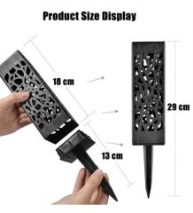 Dekoratif Solar Güneş Enerjili Bahçe Aydınlatması Yürüyüş Yolu Seti (6 Adet)