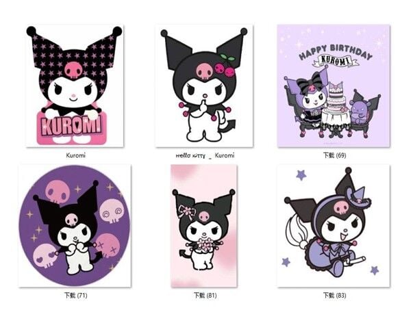 Karakterli Cep Aynası 12 Adet