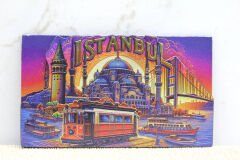 Ahşap İstanbul Temalı Magnet - Model 9