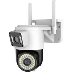 Çift Lensli Dış Mekan Wi-Fi Kamera