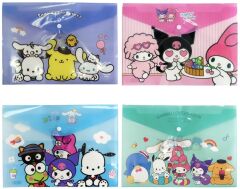 Sıcak Sanrio A4 dosya tutucu Hello Kitty Kawaii karikatür öğrenci saklama çantası 12 adet fiyat